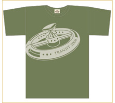 Tシャツ・宇宙船 アーミーグリーン