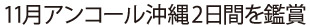 11月3日4日アンコール沖縄公演2日間を鑑賞