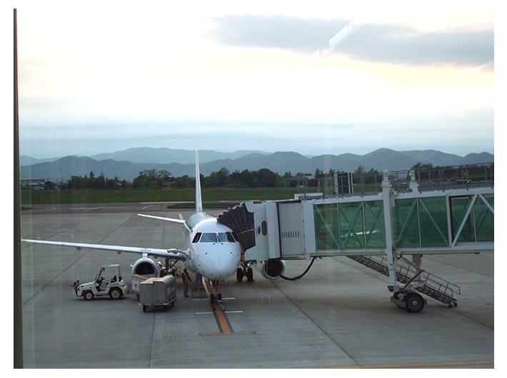 帰りの飛行機