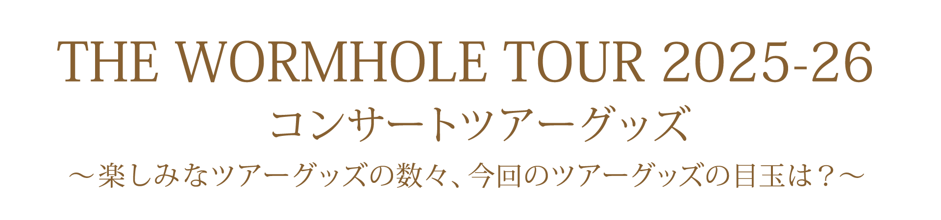 コンサートグッズ