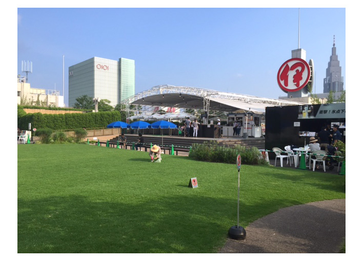 新宿伊勢丹本館屋上