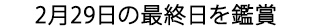2月29日最終日を鑑賞