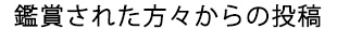 鑑賞された方々からの投稿