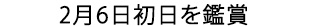 2月6日初日を鑑賞