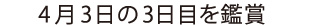 4月3日の3日目を鑑賞